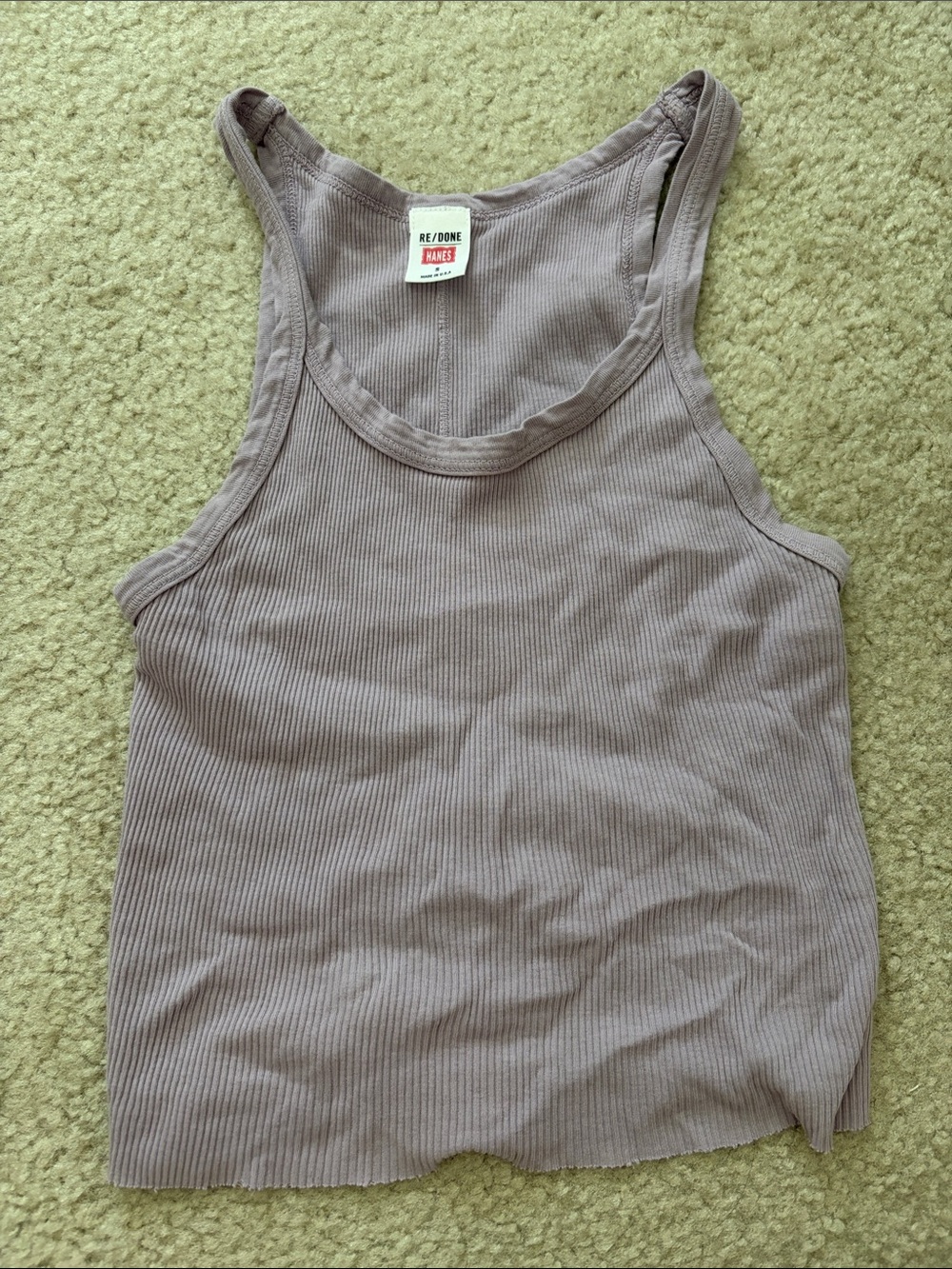 Redone by Hanes racerback tank Small